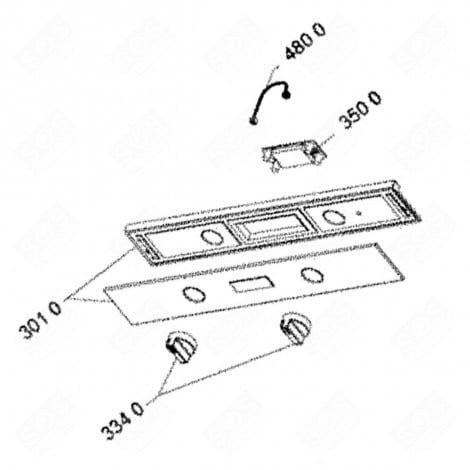 DISPLAY (MARKING 3500) GAS / ELECTRIC OVENS - C00721817, 488000721817