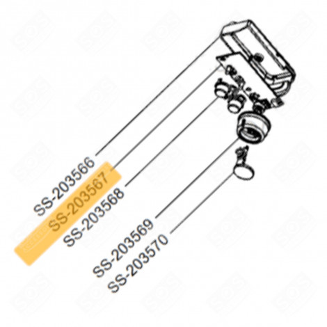 ELECTRONIC CONTROL CARD SMALL HOUSEHOLD APPLIANCE - SS-203567, SS203567