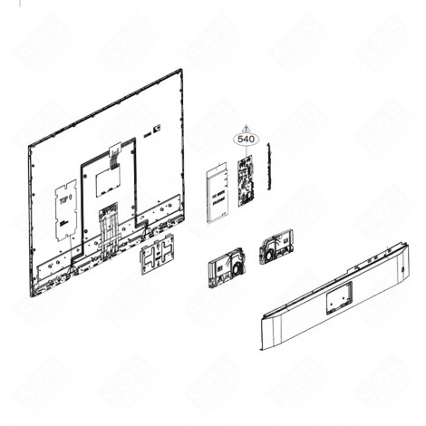 MOTHERBOARD REFERENCE 540 TELEVISIONS / TVS - EBU63930902