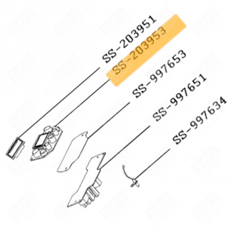 ELECTRONIC CARD WITH SCREEN (REFERENCE NO. SS-203953) FOOD PROCESSOR - SS-203953, SS203953