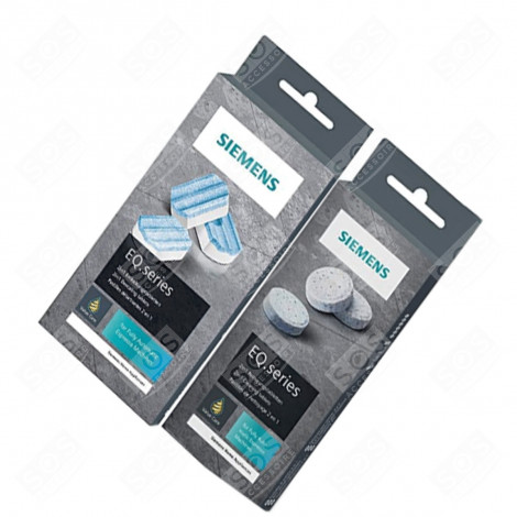 SET OF 10 CLEANING TABLETS, WITH 3 DESCALING TABLETS COFFEE MAKER, ESPRESSO - 00312097, 00312094