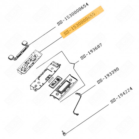 ELECTRONIC CARD (MARK N°SS-1530000655) YOGHURT MAKER - SS-1530000655, SS1530000655