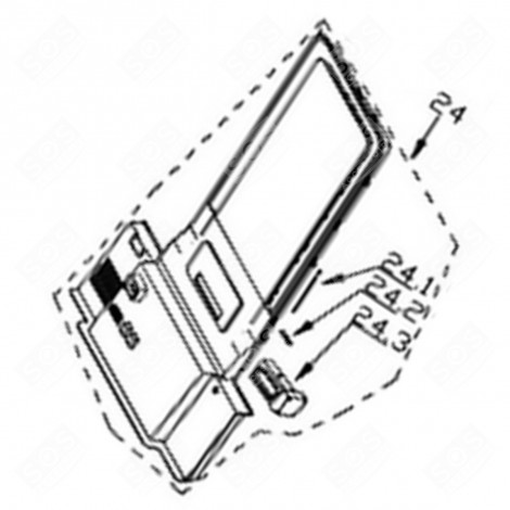 TEMPERATURE PROBE 24.1 REFRIGERATOR, FREEZER - 34040858, 1065710