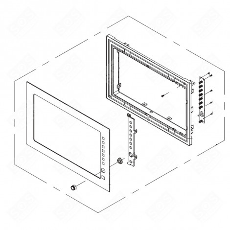 DOOR FRAME MICROWAVE OVENS - 9178038715