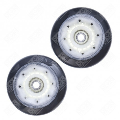 SET OF TWO DRUM FRONT PULLEYS TUMBLE DRYER - AGM75510754