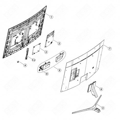 MAIN PLATE TELEVISIONS / TVS - BN94-12469P