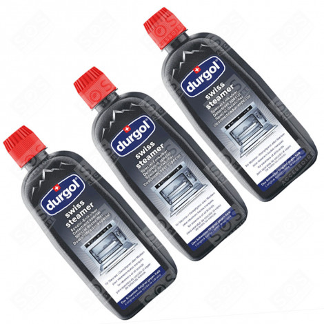 SET OF 3 SPECIAL DESCALERS DURGOL FOR STEAM COOKERS 500 ML GAS / ELECTRIC OVENS - DU153