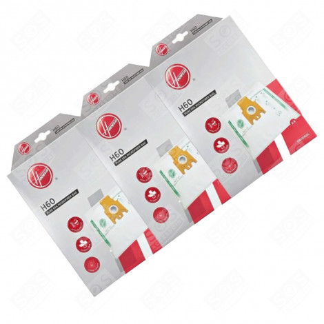 SET OF 3 BOXES OF 4 BAGS H60 VACUUM CLEANER  - 35602584