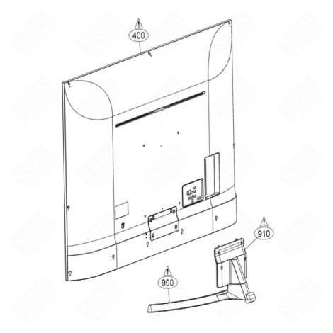 ORIGINAL FIXED FOOT (MARK N°900) TELEVISIONS / TVS - AAN76430401, AAN76430410