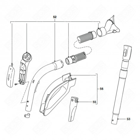 TUBE (MARK 53) VACUUM CLEANER  - 432200534771 