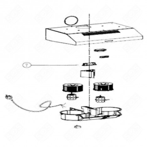 LED LAMP EXTRACTOR HOOD - 11070028