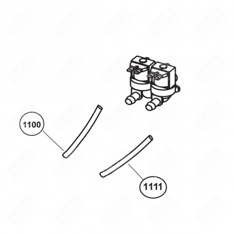 HOSE 185MM (MARK 1111) WASHING MACHINES - 2907191100