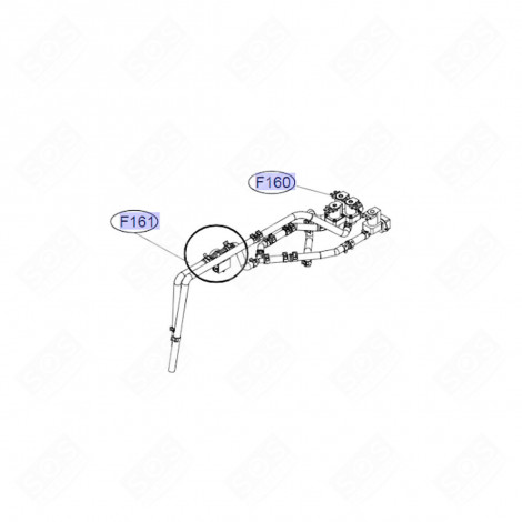 SOLENOID VALVE MARK F160 WASHING MACHINES - 5220FR2075N