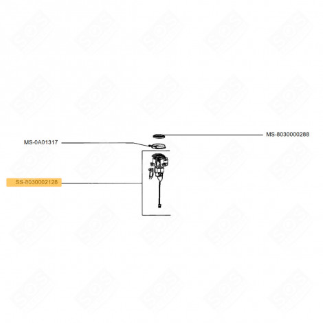 COFFEE GRINDER WITH GUIDE (REFERENCE NO. SS-8030002128) COFFEE MAKER, ESPRESSO - SS-8030002128, SS8030002128