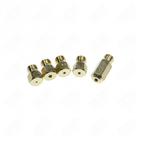 ORIGINAL SET OF INJECTORS, NOZZLES FOR NATURAL GAS GAS / ELECTRIC OVENS - 50272033007