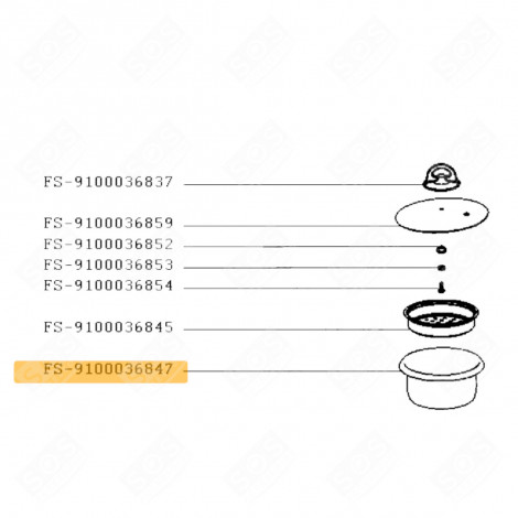 TANK (MARKING NO. FS-9100036847) STEAMER - FS-9100036847, FS9100036847