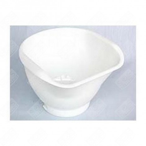 WHITE KENLYTE BOWL, D-SHAPED, FOR CHEF ROBOTS FOOD PROCESSOR - KW489969