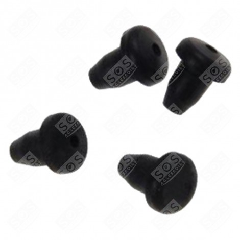 SET OF 4 GRILLE END CAPS (ORIGINAL) GAS / ELECTRIC OVENS - 00174420