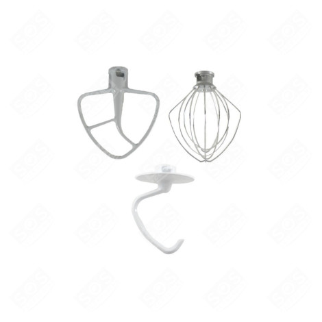 SET OF THREE ACCESSORIES FOOD PROCESSOR - K45WW, K45B