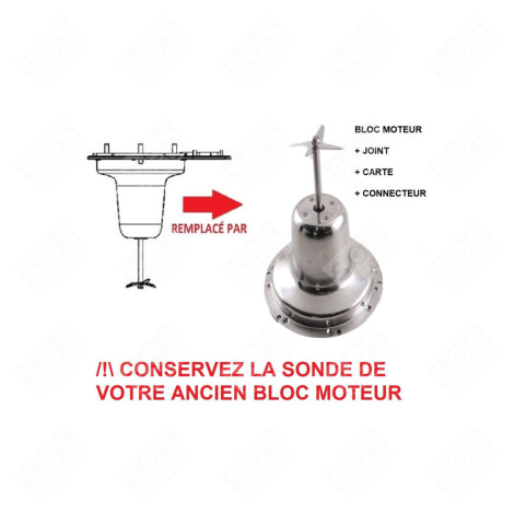 MOTOR BLOCK FOOD PROCESSOR - MS-650383, MS-650384