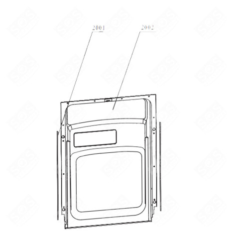 DOOR PANEL DISHWASHER - AS0067086