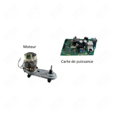 POWER CARD + MOTOR KIT FOOD PROCESSOR - MS-8080017762, MS-8080017763