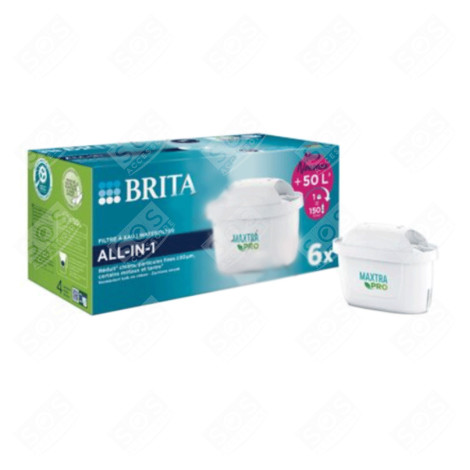 PACK OF 6 BRITA MAXTRA CARTRIDGES SMALL HOUSEHOLD APPLIANCE - 100486, 1050417