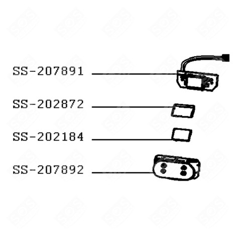 CONTROL MOTHERBOARD COFFEE MAKER, ESPRESSO - SS-207891, SS207891