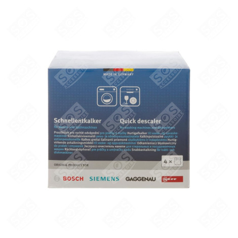 SET OF 4 DESCALER/DEGREASER BOXES WASHING MACHINE - 00311923, 00312351