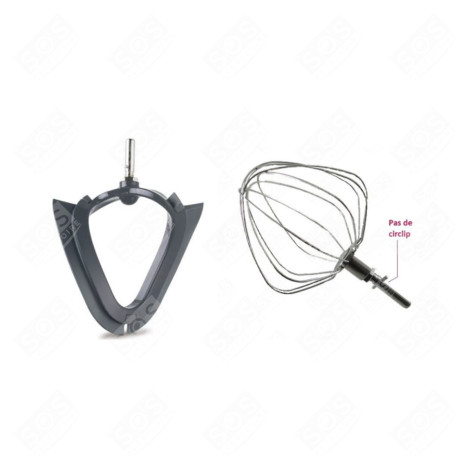 FLEXIBLE BEATER AT502 AND 9-WIRE WHISK FOOD PROCESSOR - AWAT502002, KW711661