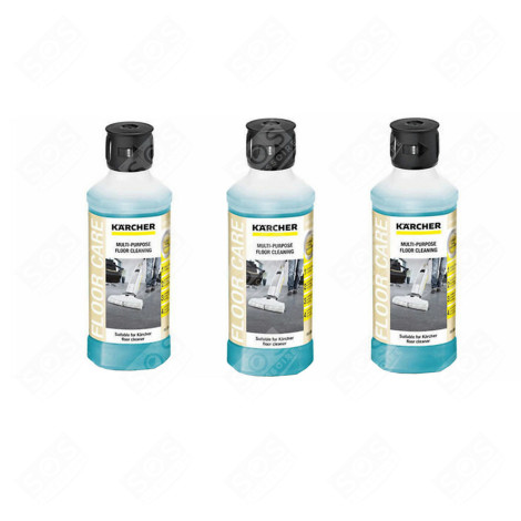 SET OF 3 ORIGINAL UNIVERSAL FLOOR CLEANERS 500 ML STEAM CLEANER - 62959440, 6.295-944.0