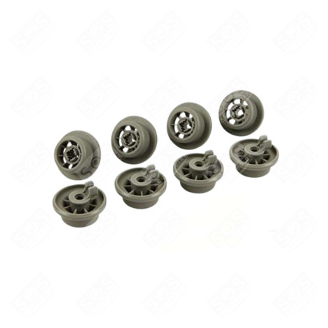 SET OF 8 WHEELS DISHWASHER - 00165314, 482000031882