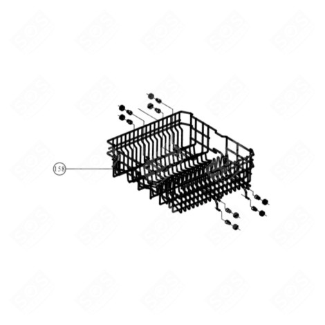 UPPER BASKET DISHWASHER - LA001004