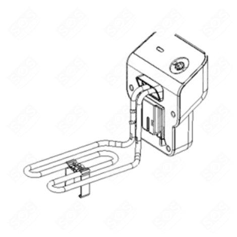 HOUSING AND HEATING ELEMENT ELECTRIC FRYERS - SS-996912, SS996912