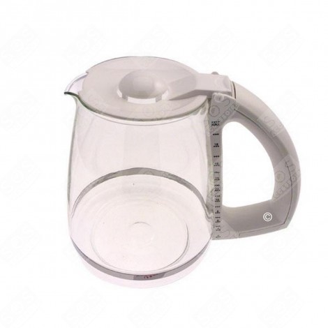 COMPLETE WHITE JUG (WITH LID) COFFEE MAKER, ESPRESSO - KW659942