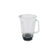 GLASS BLENDER JUG WITH BLACK BASE FOOD PROCESSOR - MS-653223, MS653223