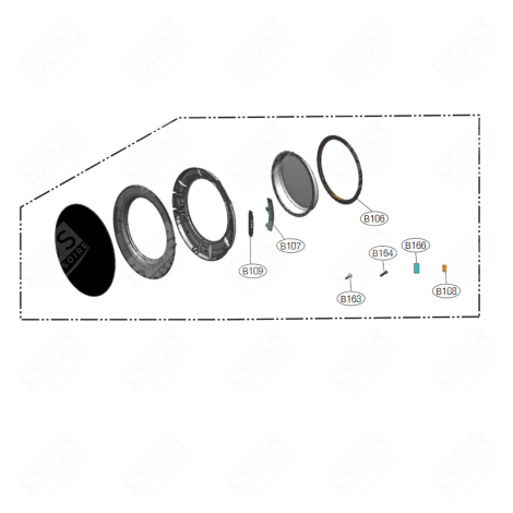 FULL VIEW TUMBLE DRYER - ADC76086435