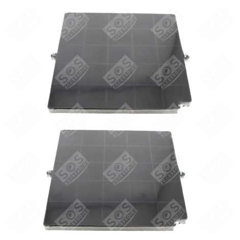 SET OF TWO CARBON FILTERS AIRFORCE FC120 AFFCAF16CS 260X256X17 MM EXTRACTOR HOOD - 480122100934