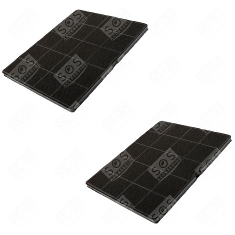 SET OF TWO CARBON FILTERS 235X190X10 MM EXTRACTOR HOOD - 33005521