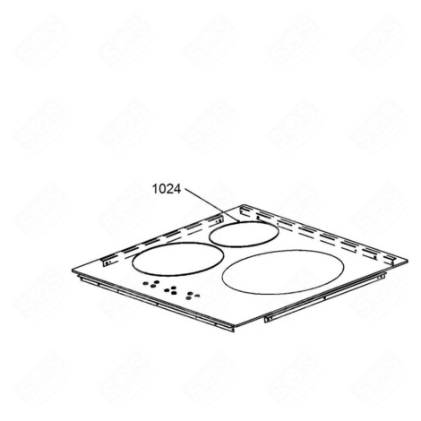 GLASS-CERAMIC TOP ELECTRIC / GAS HOBS - 49111586