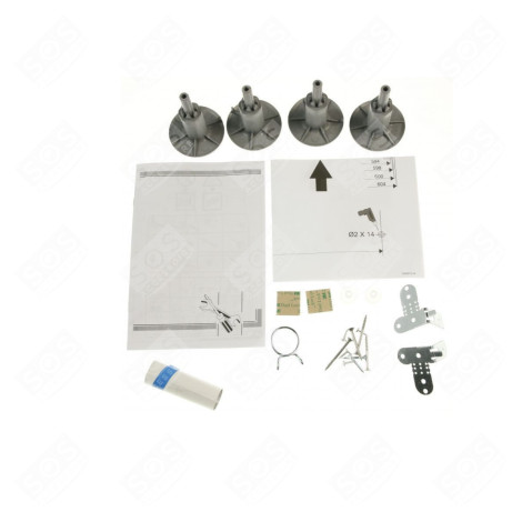 KIT DE MONTAGE PORTE DISHWASHER - 1784430081