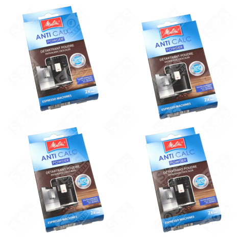 LOT DE 4 DÉTARTRANTS RAPIDES (POUDRE) BISTRO 2X 40GR COFFEE MAKER, ESPRESSO - 6762512