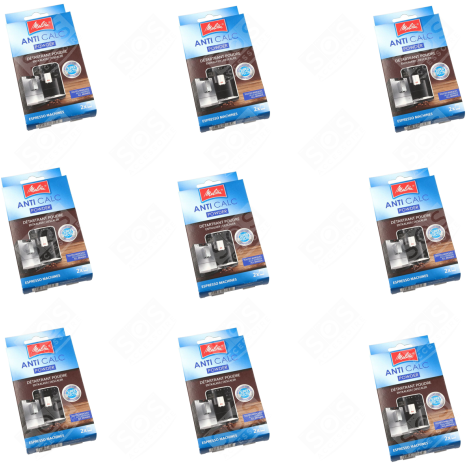 LOT DE 9 DÉTARTRANTS RAPIDES (POUDRE) BISTRO 2X 40GR COFFEE MAKER, ESPRESSO - 6762512