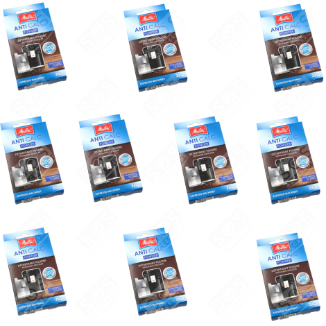 LOT DE 10 DÉTARTRANTS RAPIDES (POUDRE) BISTRO 2X 40GR COFFEE MAKER, ESPRESSO - 6762512