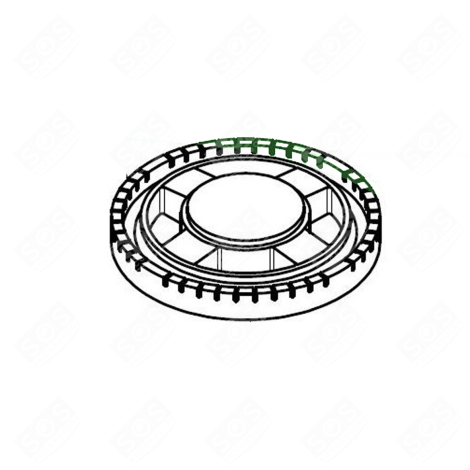 CHAPEAU BRÛLEUR CENTRAL INTERNE  GAS / ELECTRIC OVENS - ZL01A177G