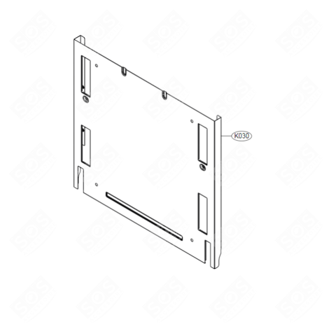 FAÇADE AVANT DISHWASHER - 3550DD1006H