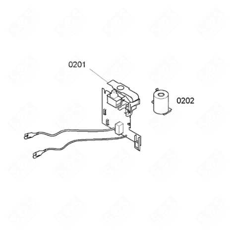 VANNE (REPÈRE 0202) VACUUM CLEANER  - 00424458