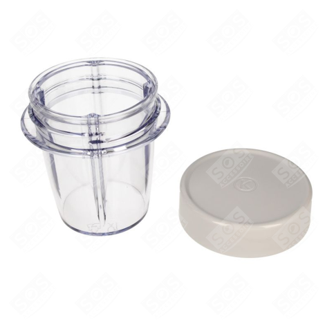 BOL AVEC COUVERCLE GRIS CLAIR FOOD PROCESSOR - KW714807