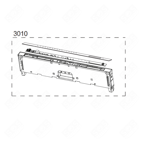 BANDEAU DE COMMANDE DISHWASHER - 1763350386