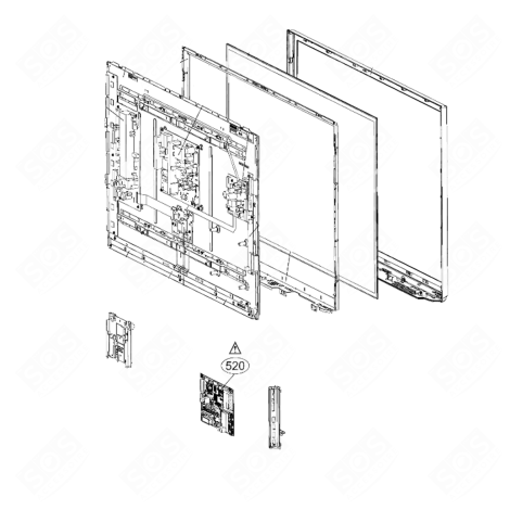 CARTE MÈRE TELEVISIONS / TVS - EBT62099202